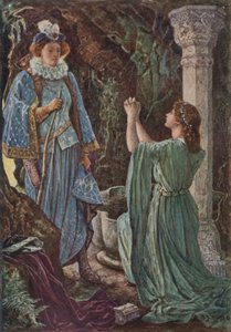 不幸な伯爵夫人はひざまずきました 作： Henry Justice Ford